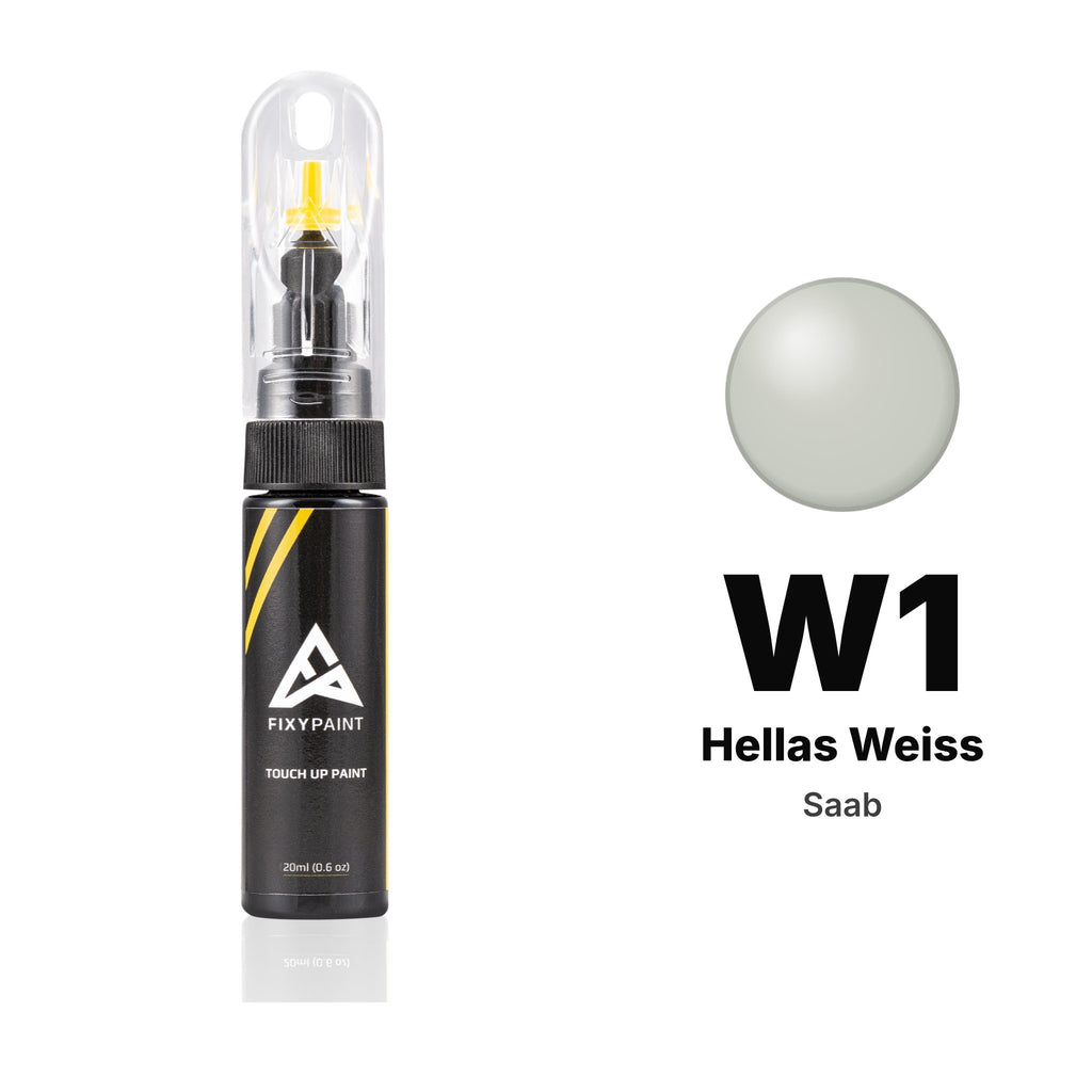Touch-up paint for Saab W1 Hellas Weiss, Basic kit