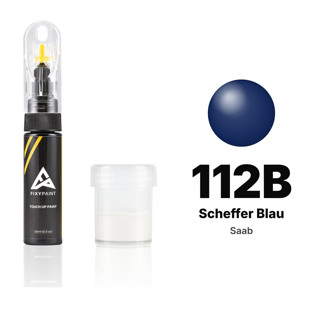 Touch-up paint for Saab 112B Scheffer Blau, Standard kit