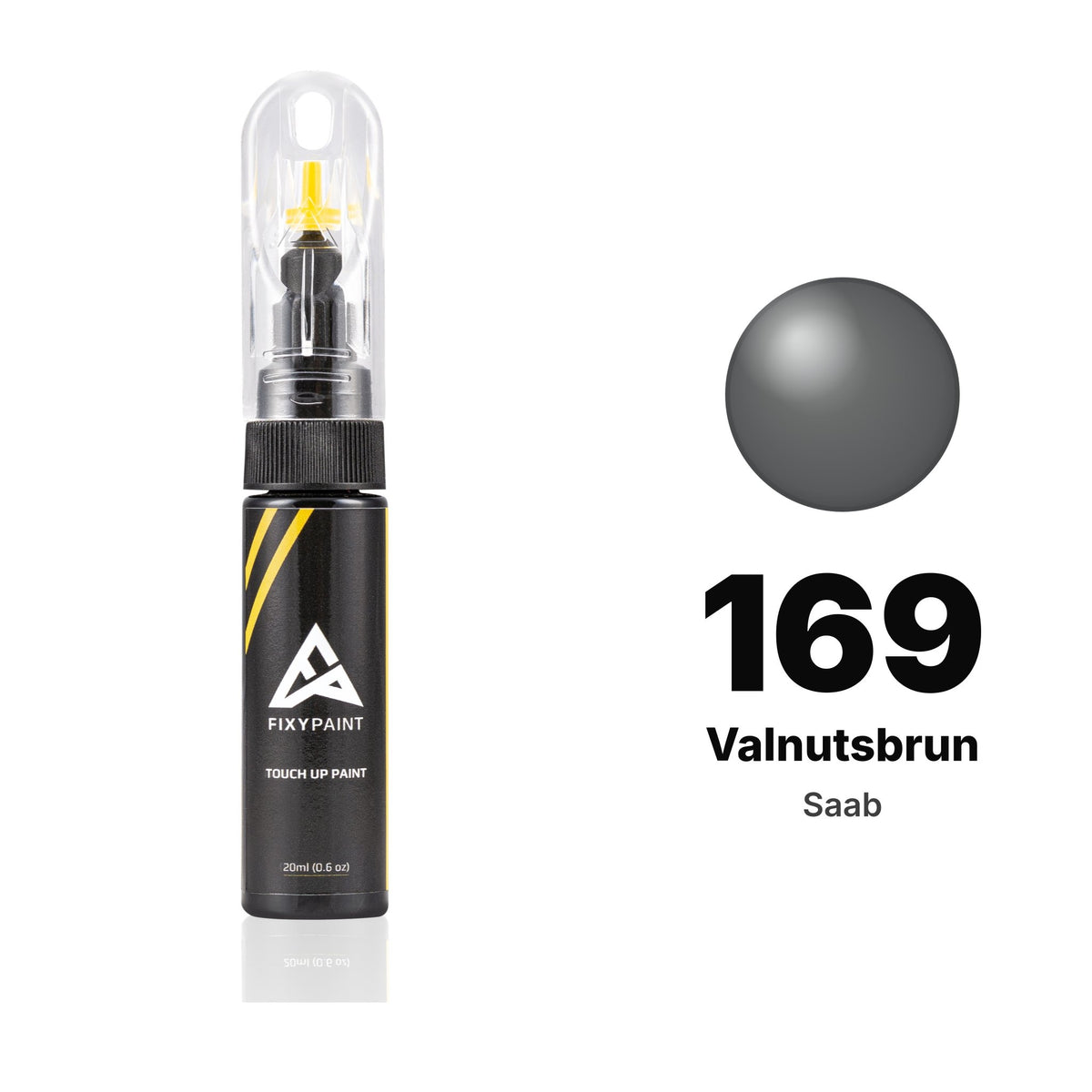 Touch-up paint for Saab 169 Valnutsbrun, Basic kit
