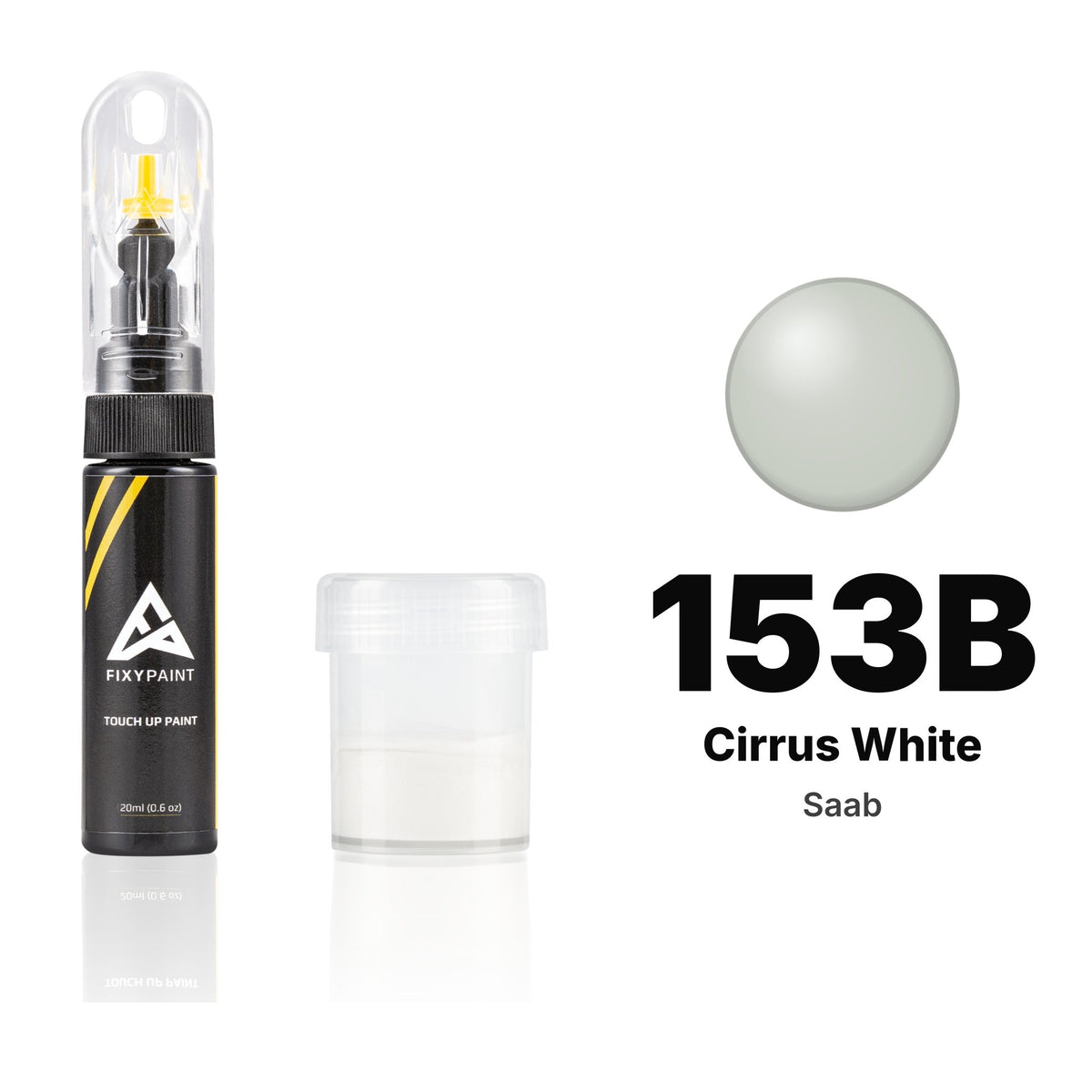 Touch-up paint for Saab 153B Cirrus White, Standard kit