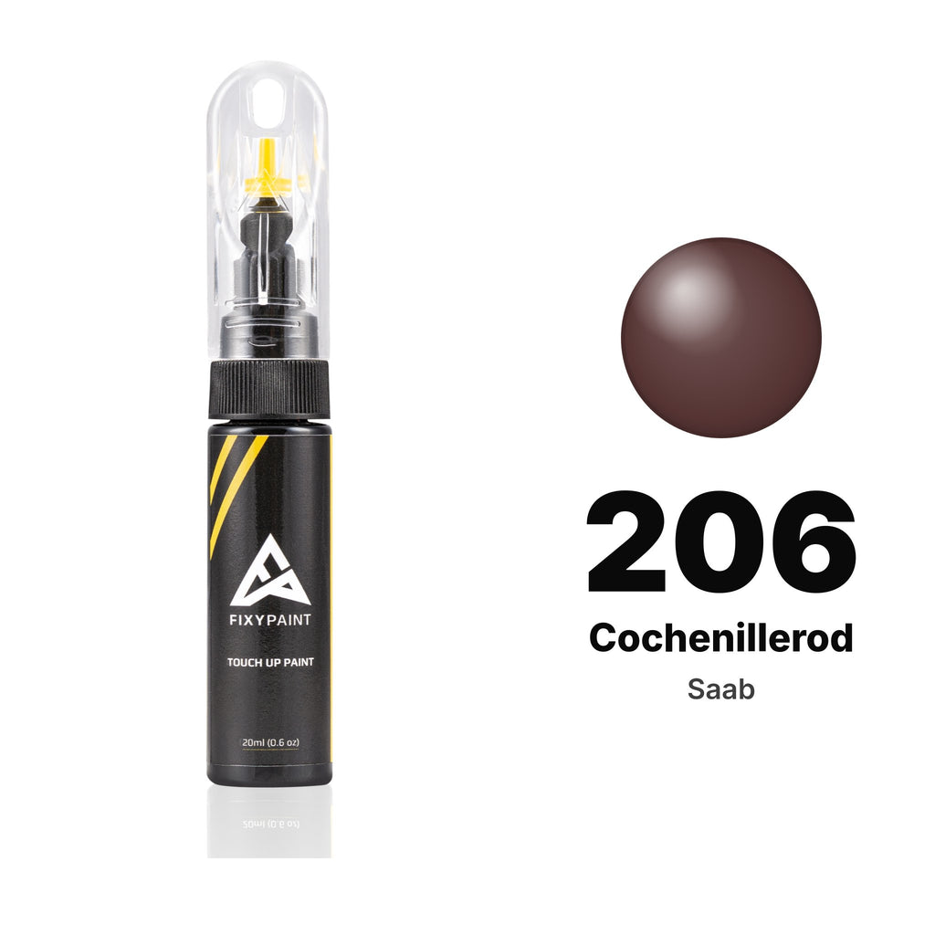 Touch-up paint for Saab 206 Cochenillerod, Basic kit
