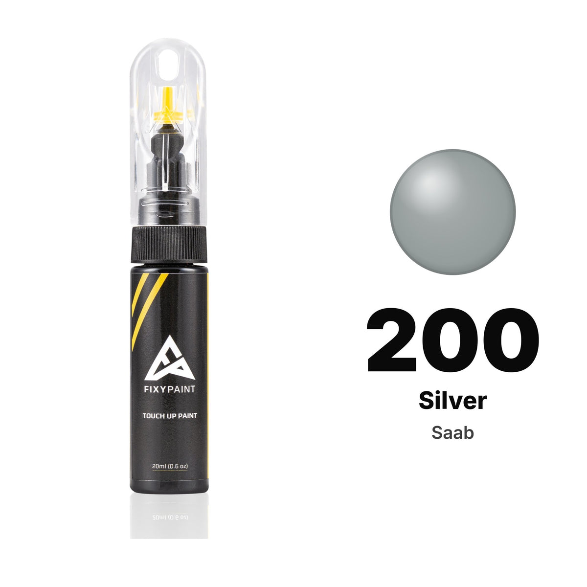 Touch-up paint for Saab 200 Silver, Basic kit