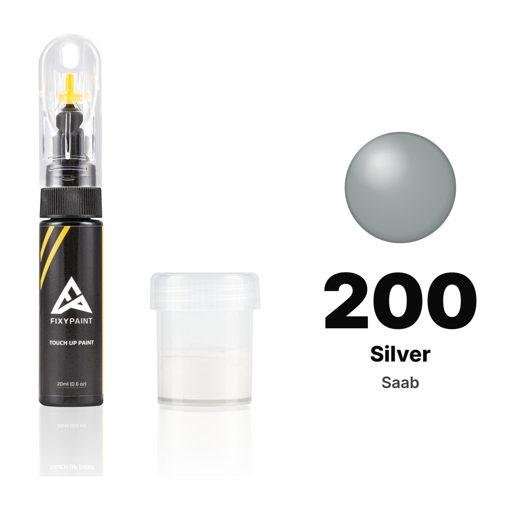 Touch-up paint for Saab 200 Silver, Standard kit