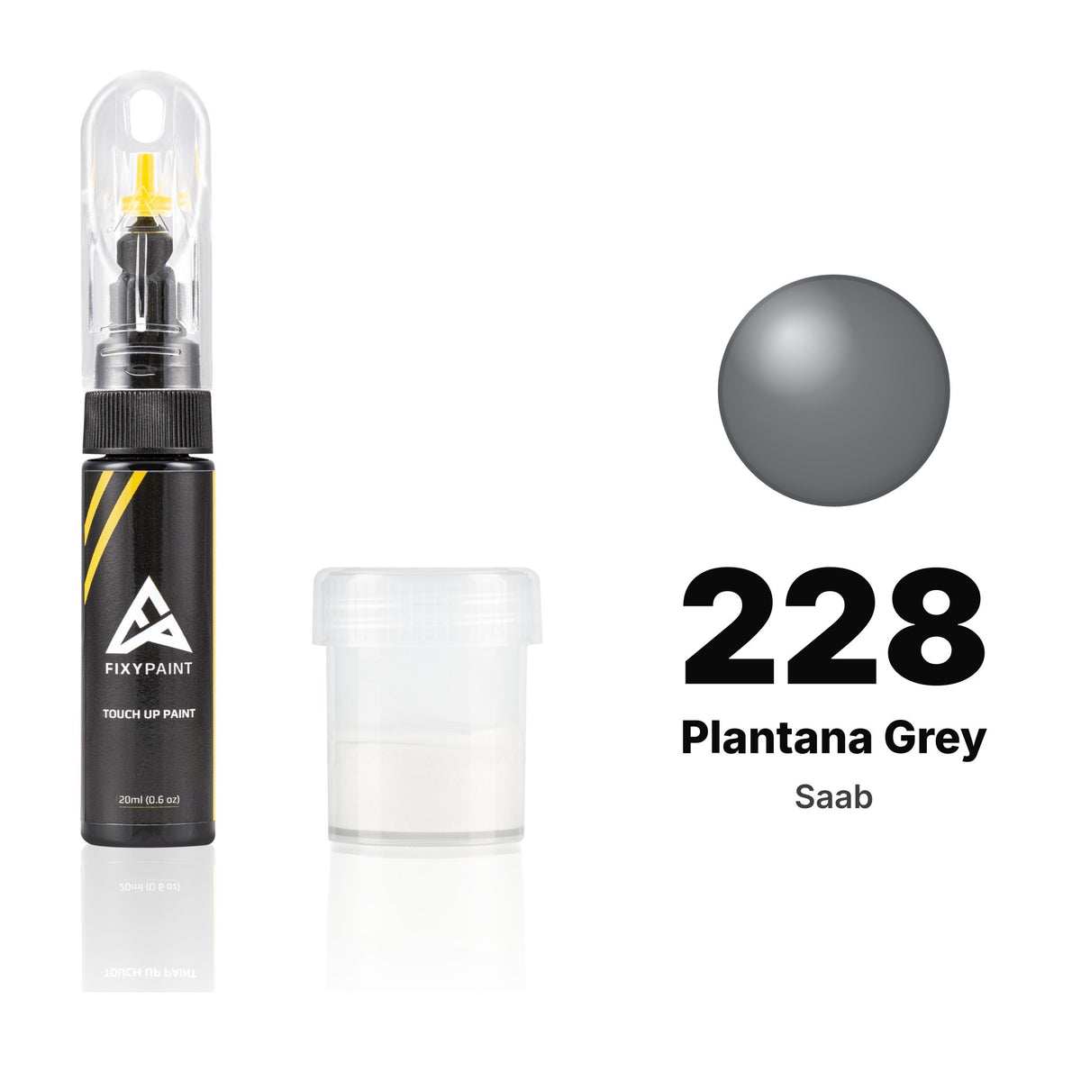 Touch-up paint for Saab 228 Plantana Grey, Standard kit