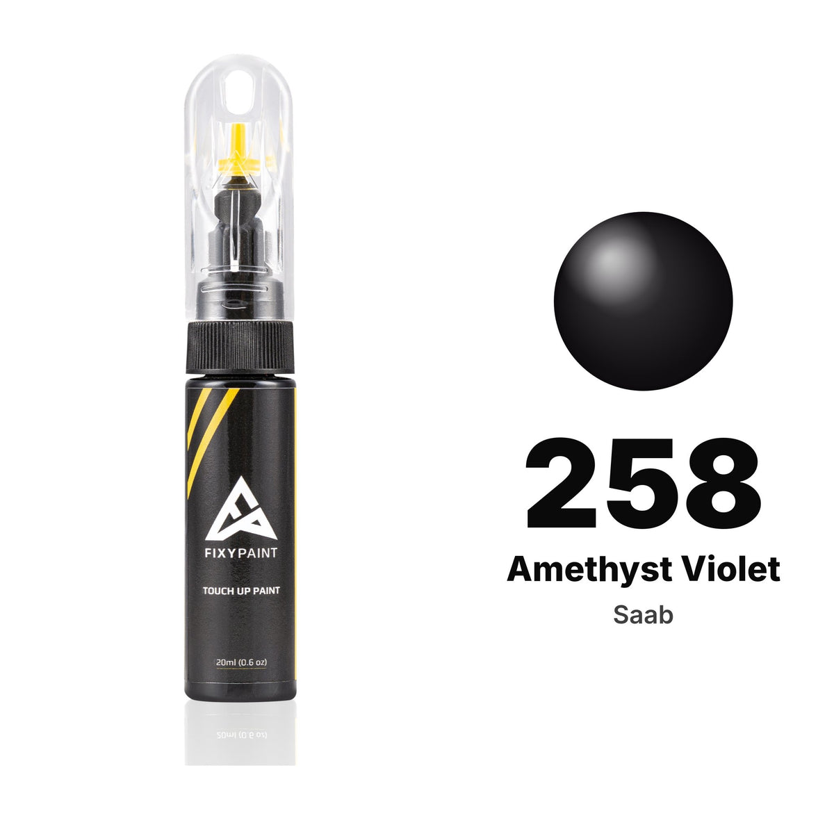 Saab 258 Amethyst Violet touch-up paint, Basic kit