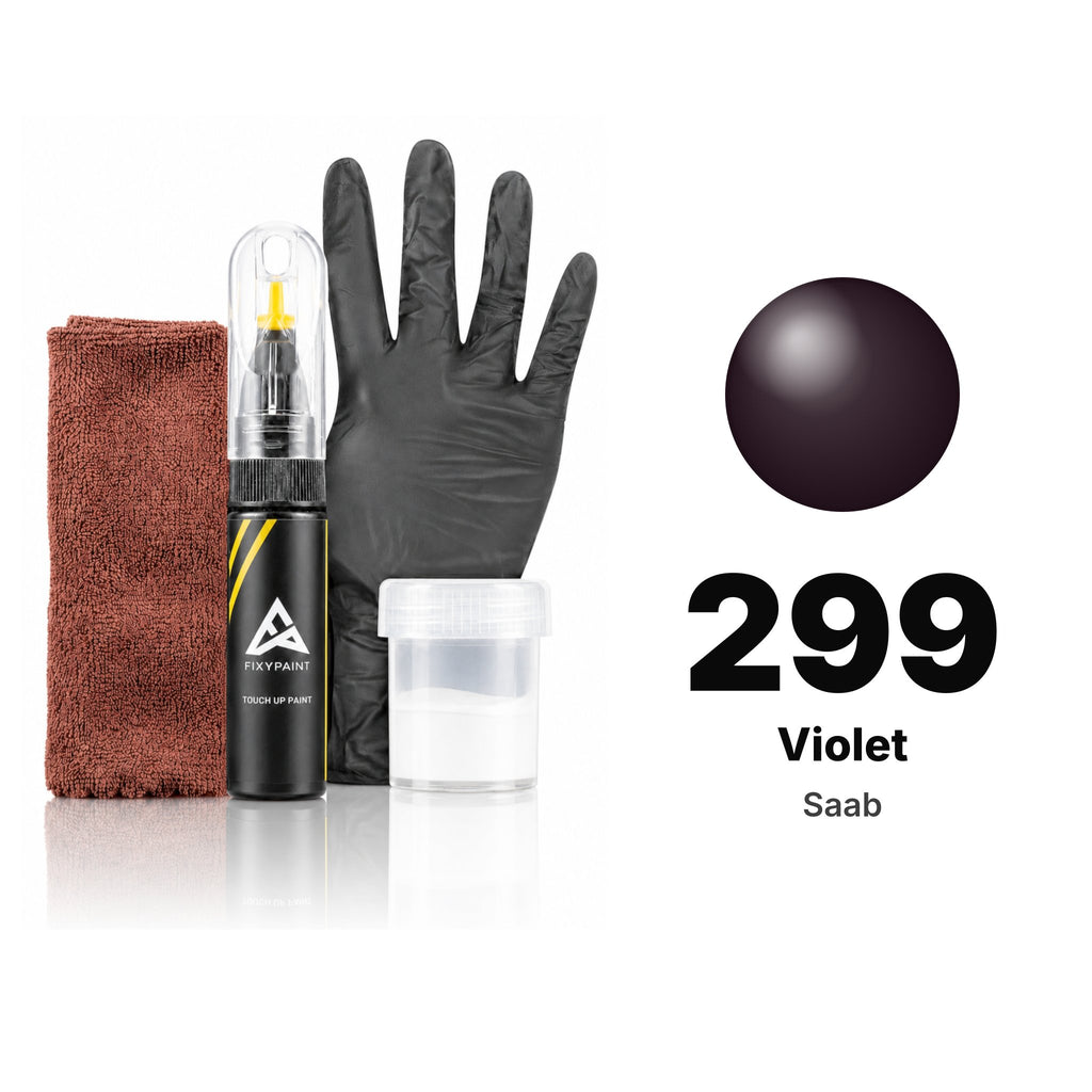 Touch-up paint for Saab 299 Violet, Complete kit