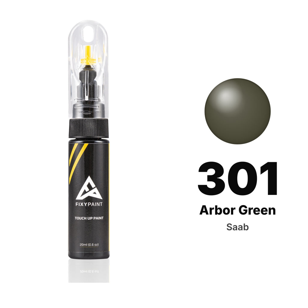 Touch-up paint for Saab 301 Arbor Green, Basic kit