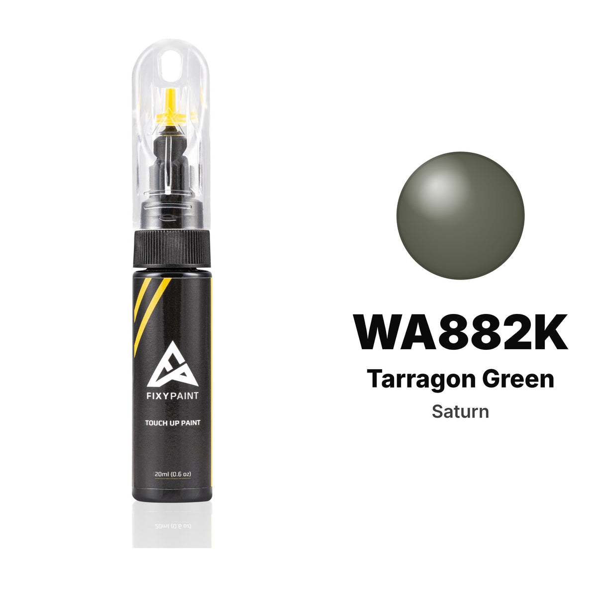 Touch-up paint for Saturn WA882K Tarragon Green, Basic kit