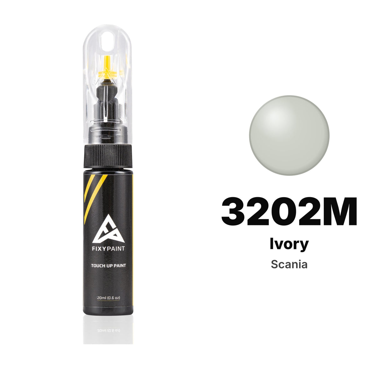 Touch-up paint for Scania 3202M Ivory, Basic kit