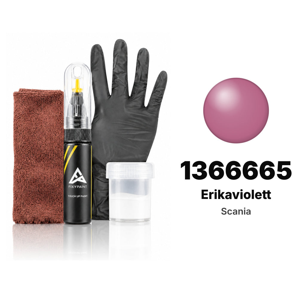 Touch-up paint for Scania 1366665 Erikaviolett, Complete kit