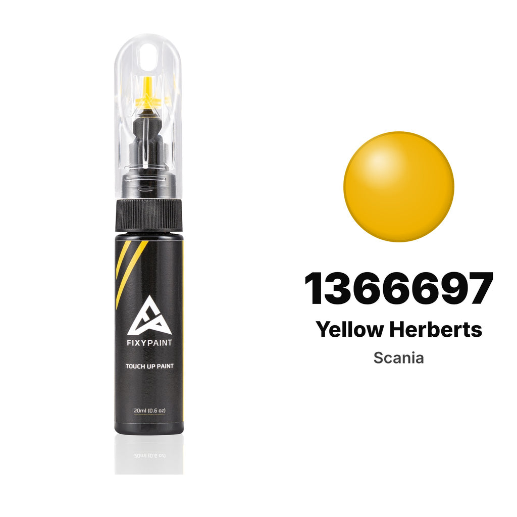 Touch-up paint for Scania 1366697 Yellow Herberts, Basic kit