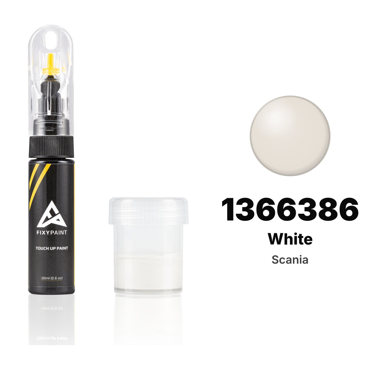 Touch-up paint for Scania 1366386 White, Standard kit