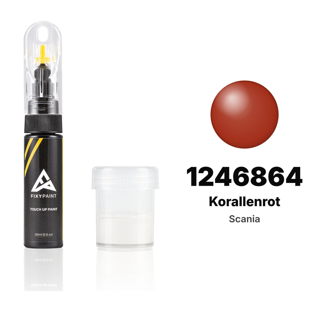 Touch-up paint for Scania 1246864 Korallenrot, Standard kit