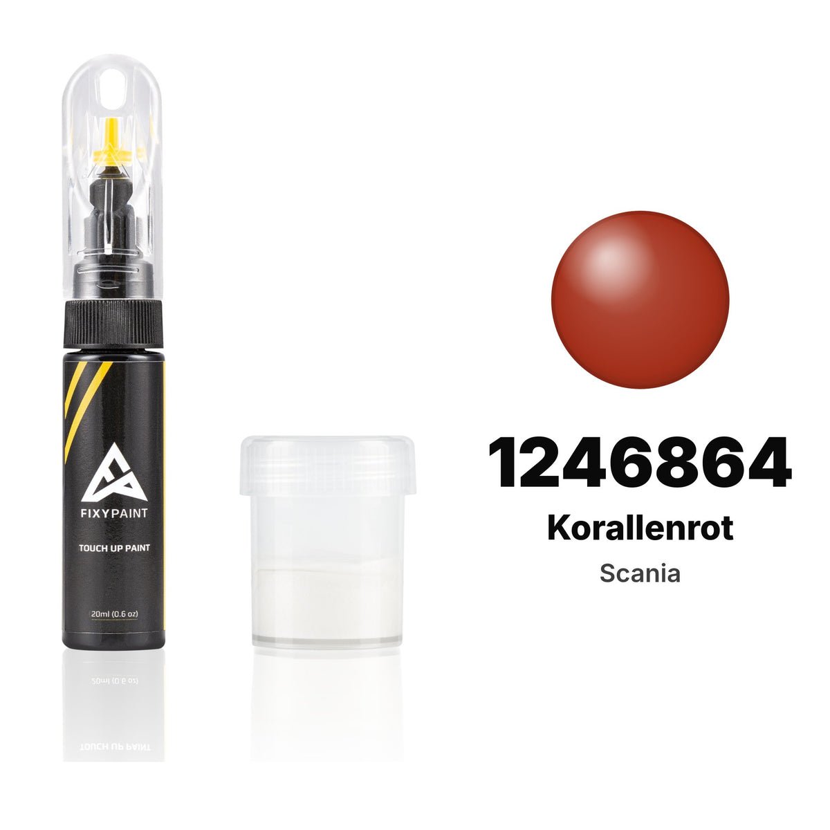Touch-up paint for Scania 1246864 Korallenrot, Standard kit