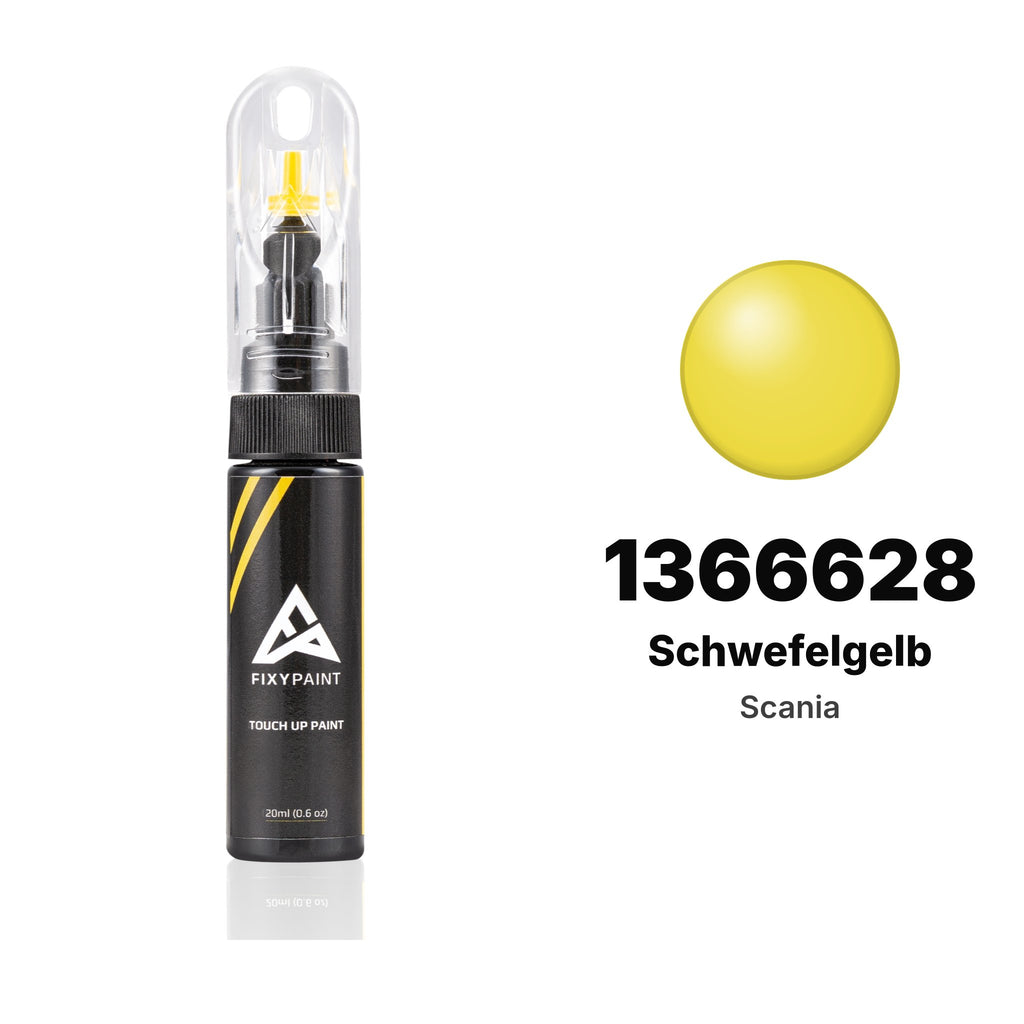 Touch-up paint for Scania 1366628 Schwefelgelb, Basic kit