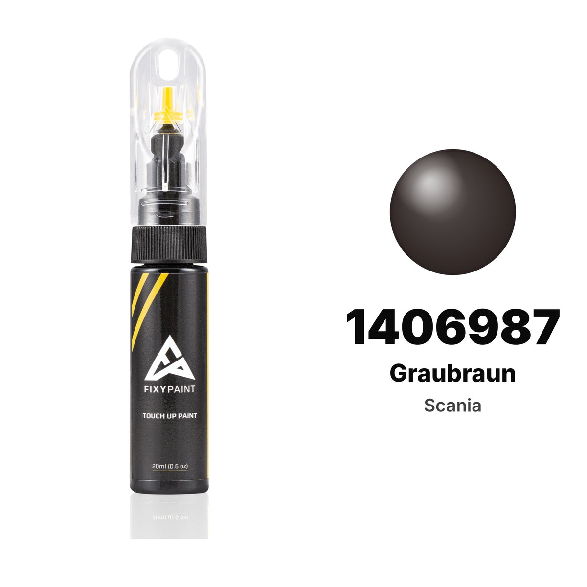 Scania 1406987 Graubraun touch-up paint, Basic kit