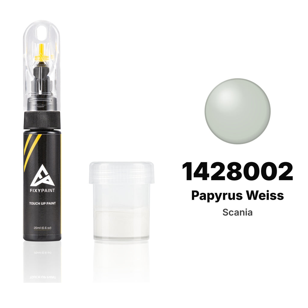 Touch-up paint for Scania 1428002 Papyrus Weiss, Standard kit