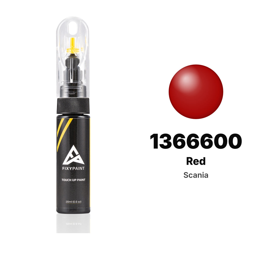 Touch-up paint for Scania 1366600 Red, Basic kit
