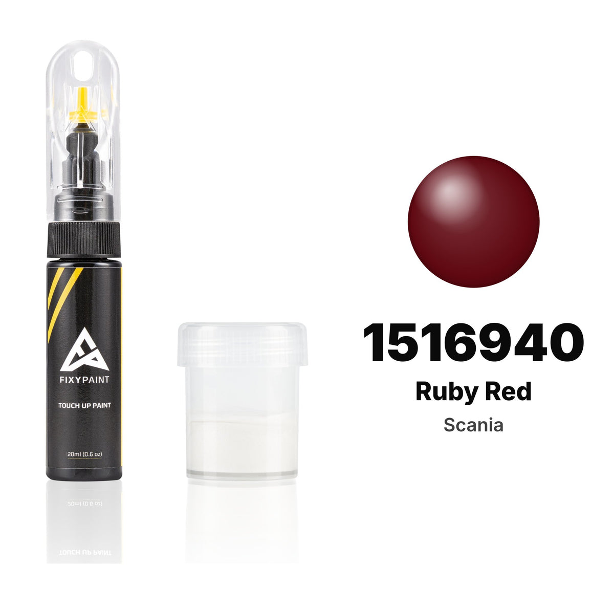 Touch-up paint for Scania 1516940 Ruby Red, Standard kit