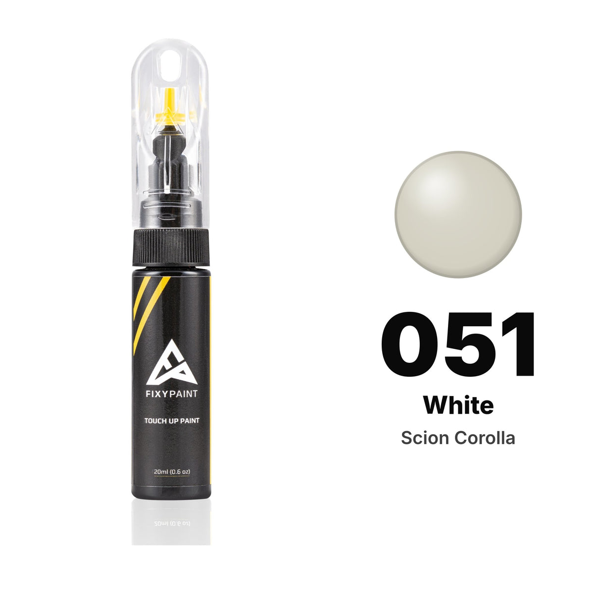 Scion Corolla 051 White touch-up paint, Basic kit