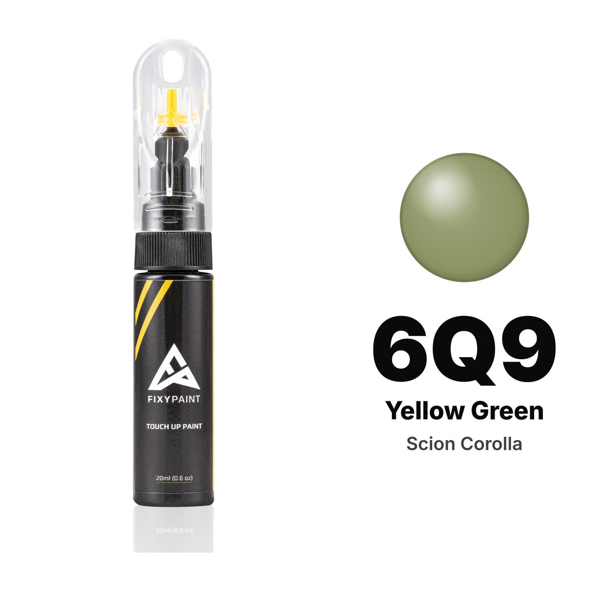 Touch-up paint for Scion Corolla 6Q9 Yellow Green, Basic kit