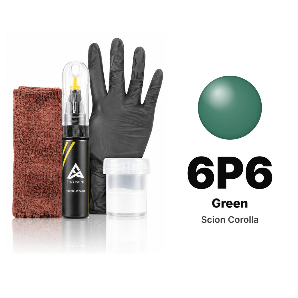 Touch-up paint for Scion Corolla 6P6 Green, Complete kit