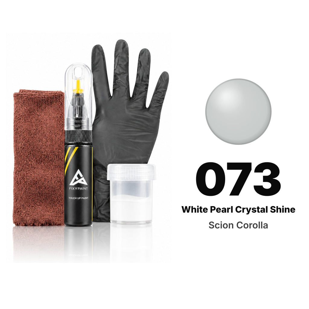 Touch-up paint for Scion Corolla 073 White Pearl Crystal Shine, Complete kit