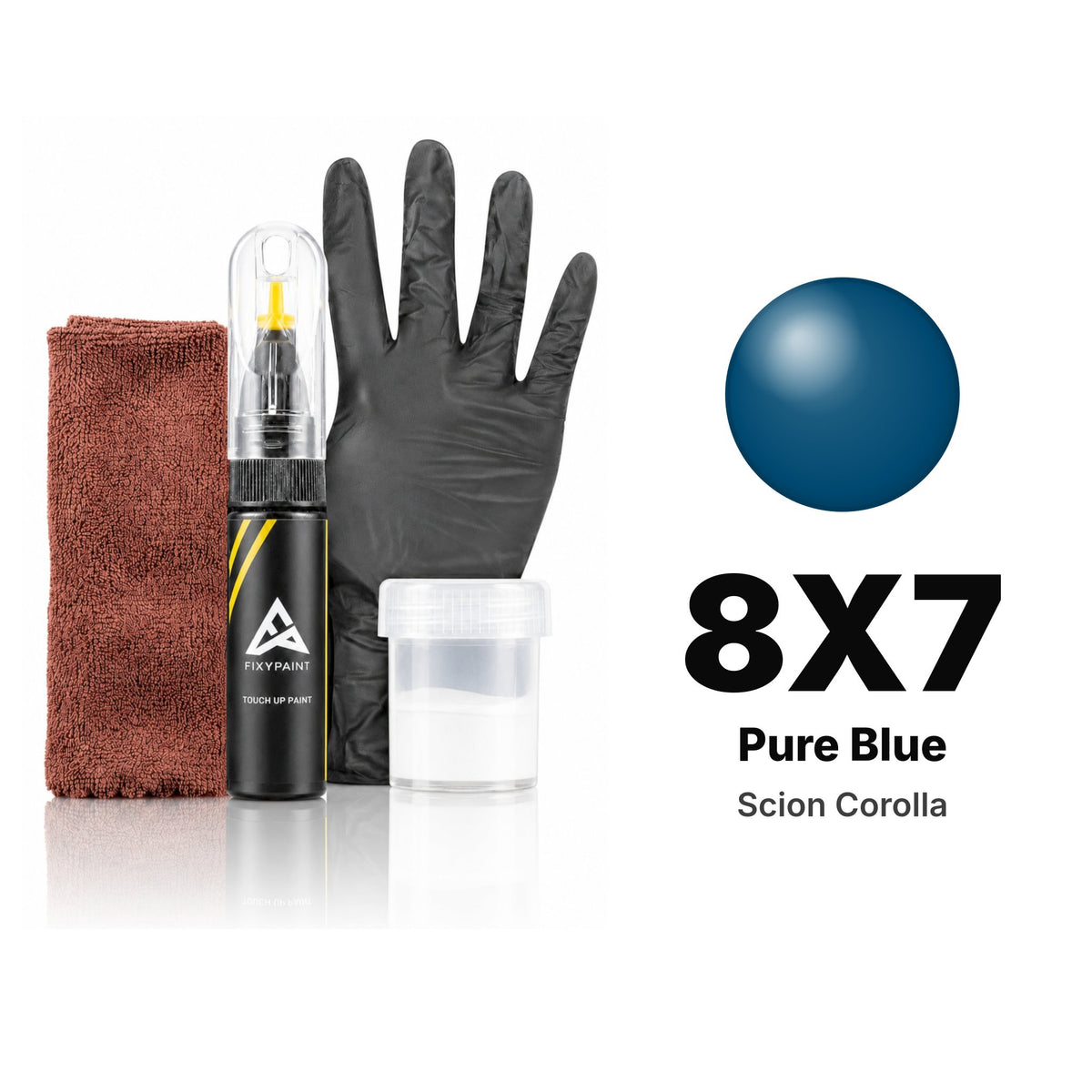 Touch-up paint for Scion Corolla 8X7 Pure Blue, Complete kit