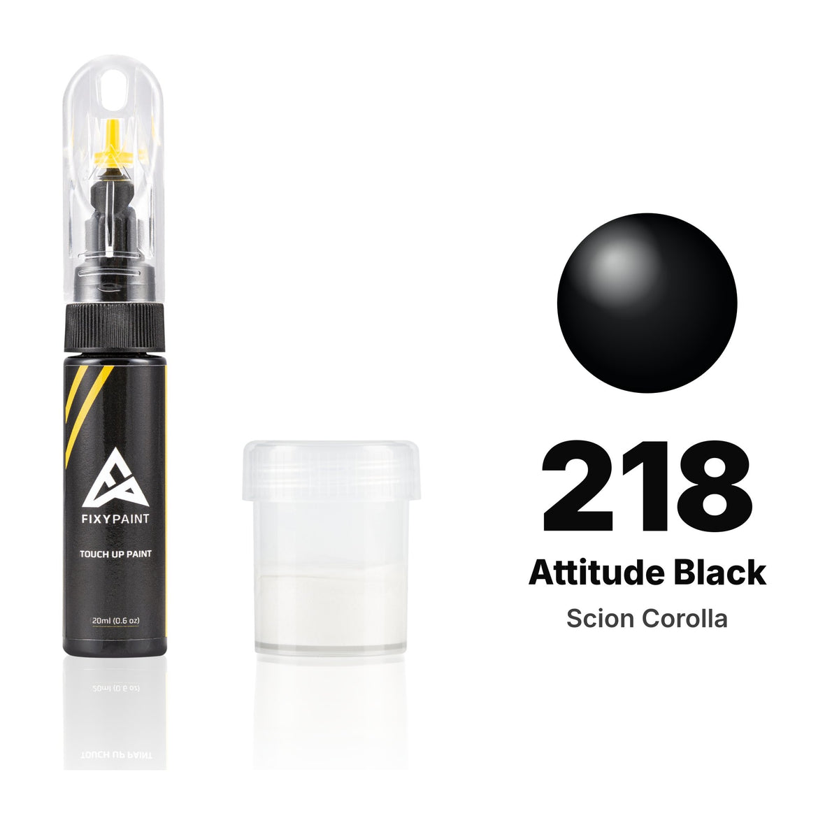 Touch-up paint for Scion Corolla 218 Attitude Black, Standard kit