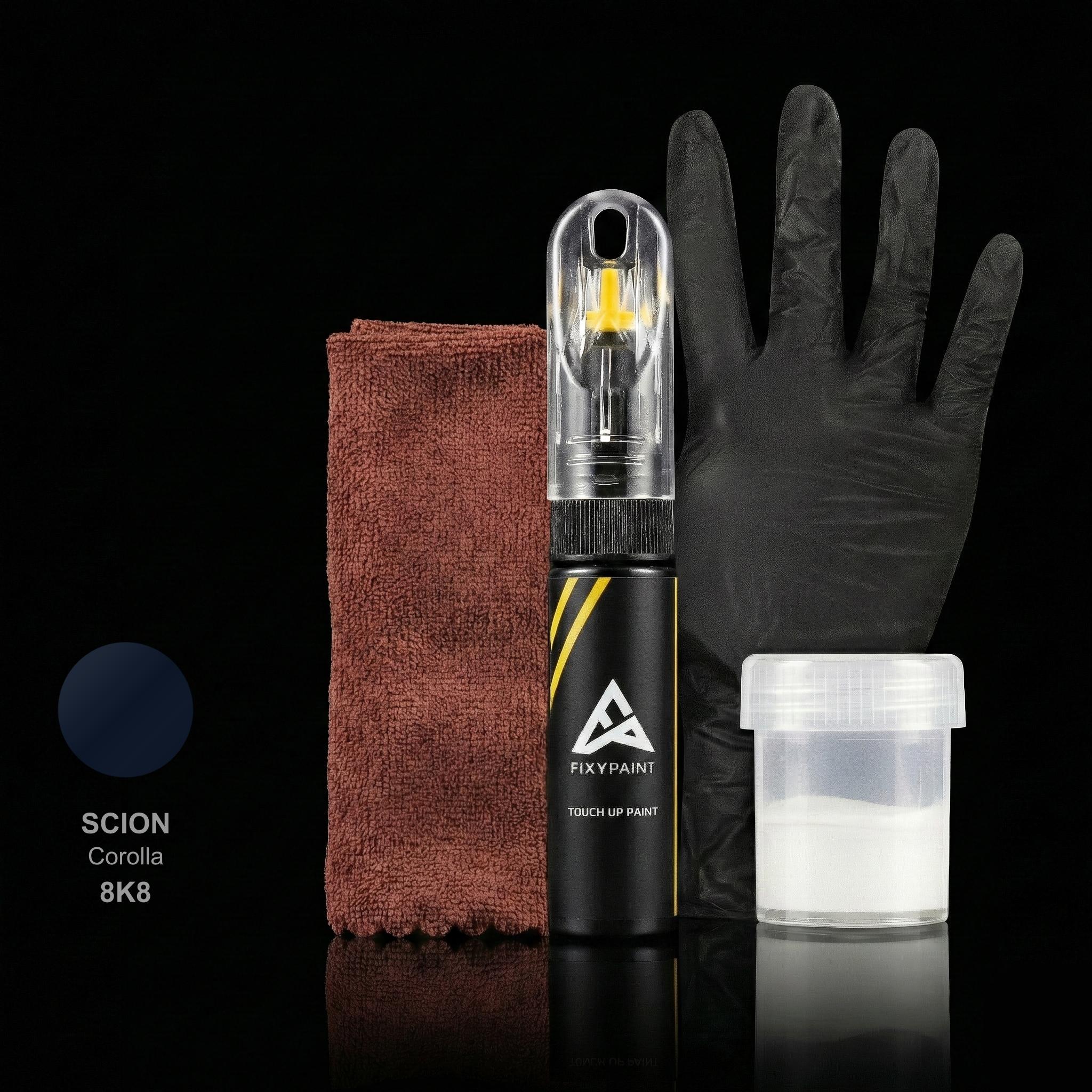 Scion Corolla touch up paint kit - DARK BLUE 8K8 scratch repair