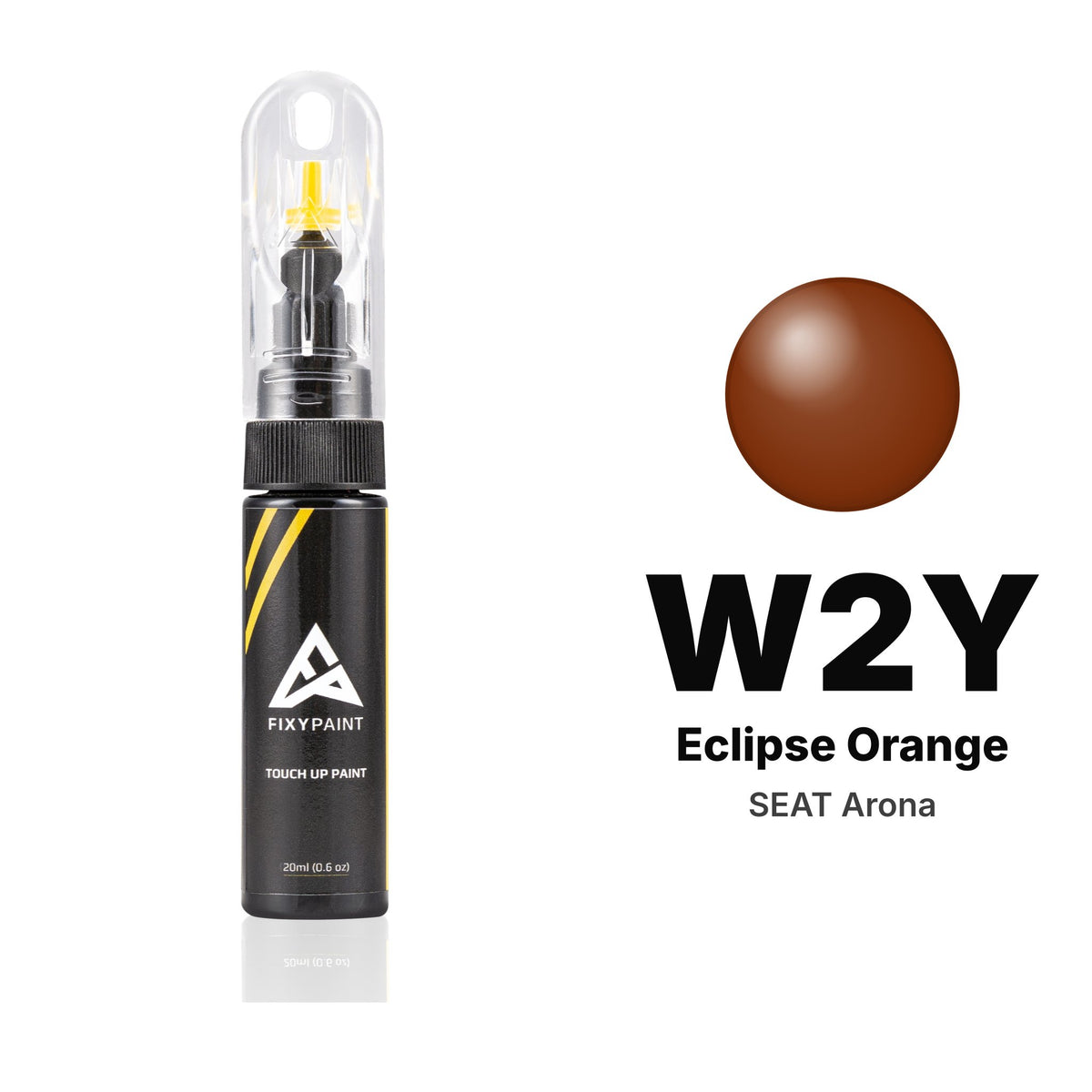 SEAT Arona W2Y Eclipse Orange touch-up paint, Basic kit