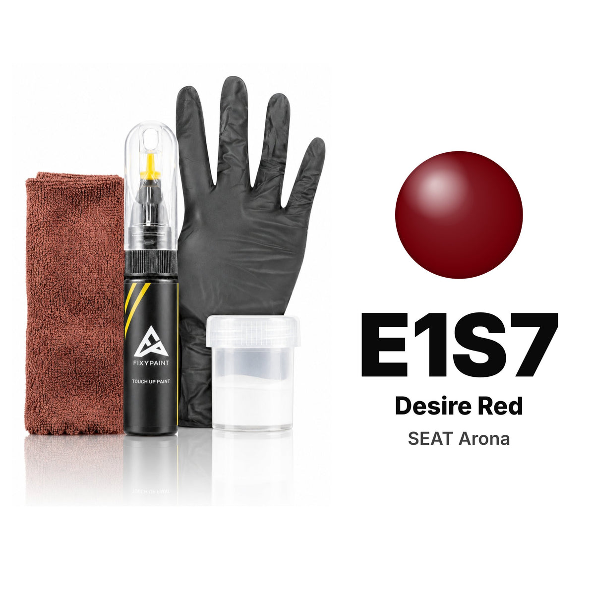 Vernice ritocco per SEAT Arona – E1S7 Desire Red (2022–2023), kit Completo