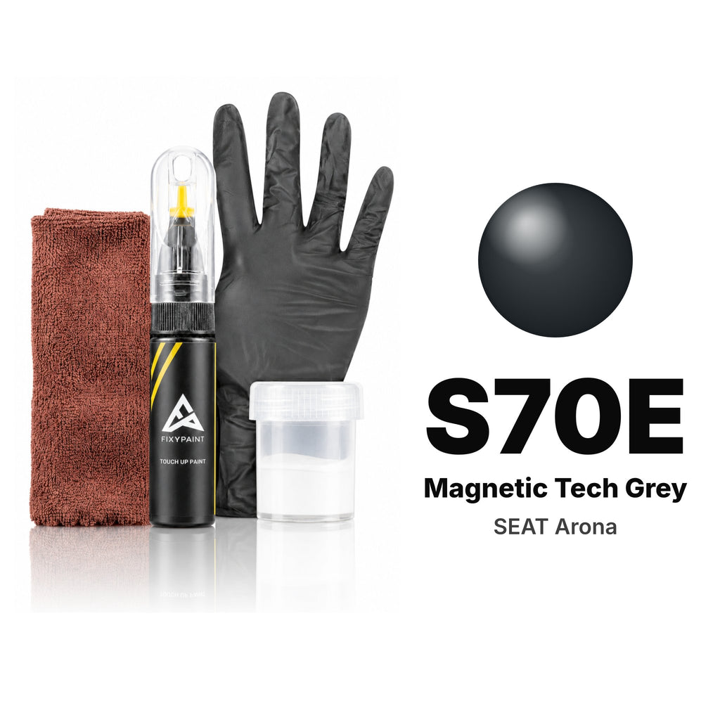 Lackstift für SEAT Arona – S70E Magnetic Tech Grey (2022–2023), Set Komplett