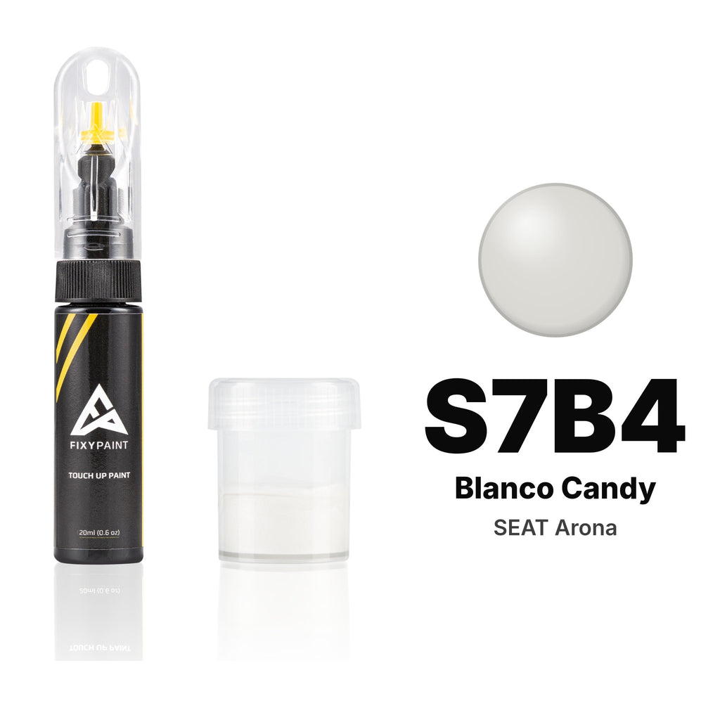 Peinture de retouche pour SEAT Arona – S7B4 Blanco Candy (2022–2023), kit Standard