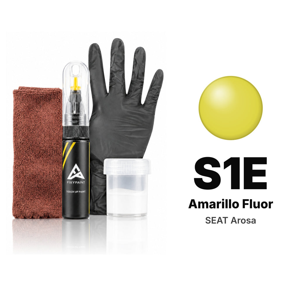 Touch-up paint for SEAT Arosa S1E Amarillo Fluor, Complete kit