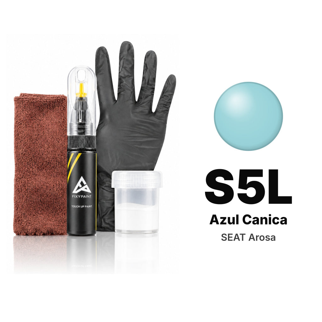 Touch-up paint for SEAT Arosa S5L Azul Canica, Complete kit