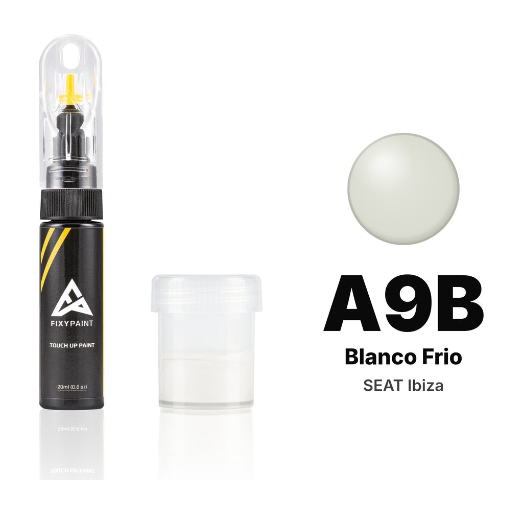 Touch-up paint for SEAT Ibiza A9B Blanco Frio, Standard kit