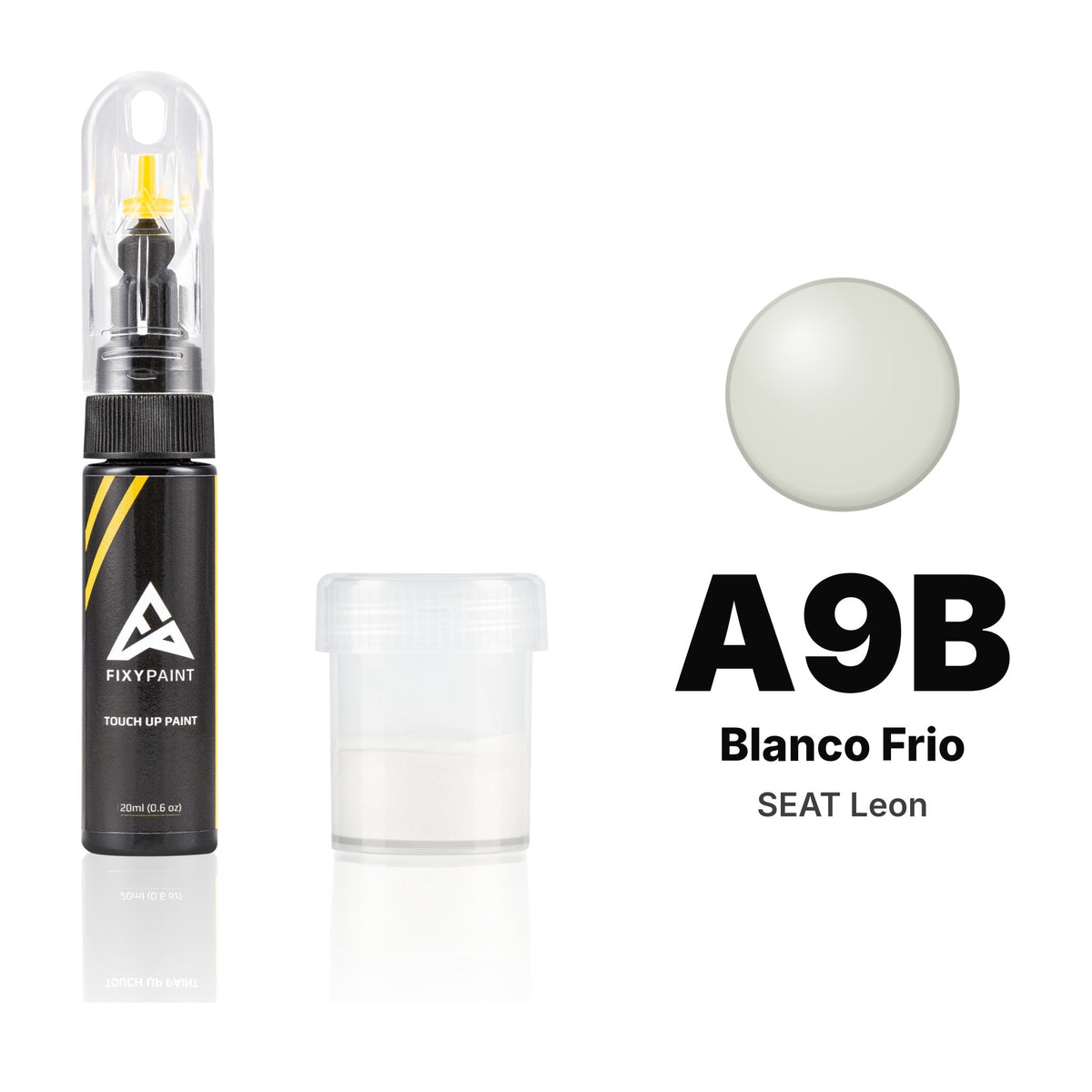 Touch-up paint for SEAT Leon A9B Blanco Frio, Standard kit