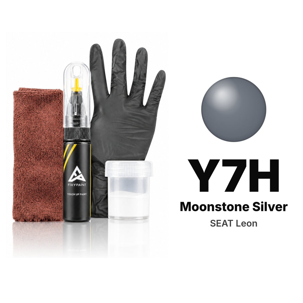 Touch-up paint for SEAT Leon Y7H Moonstone Silver, Complete kit