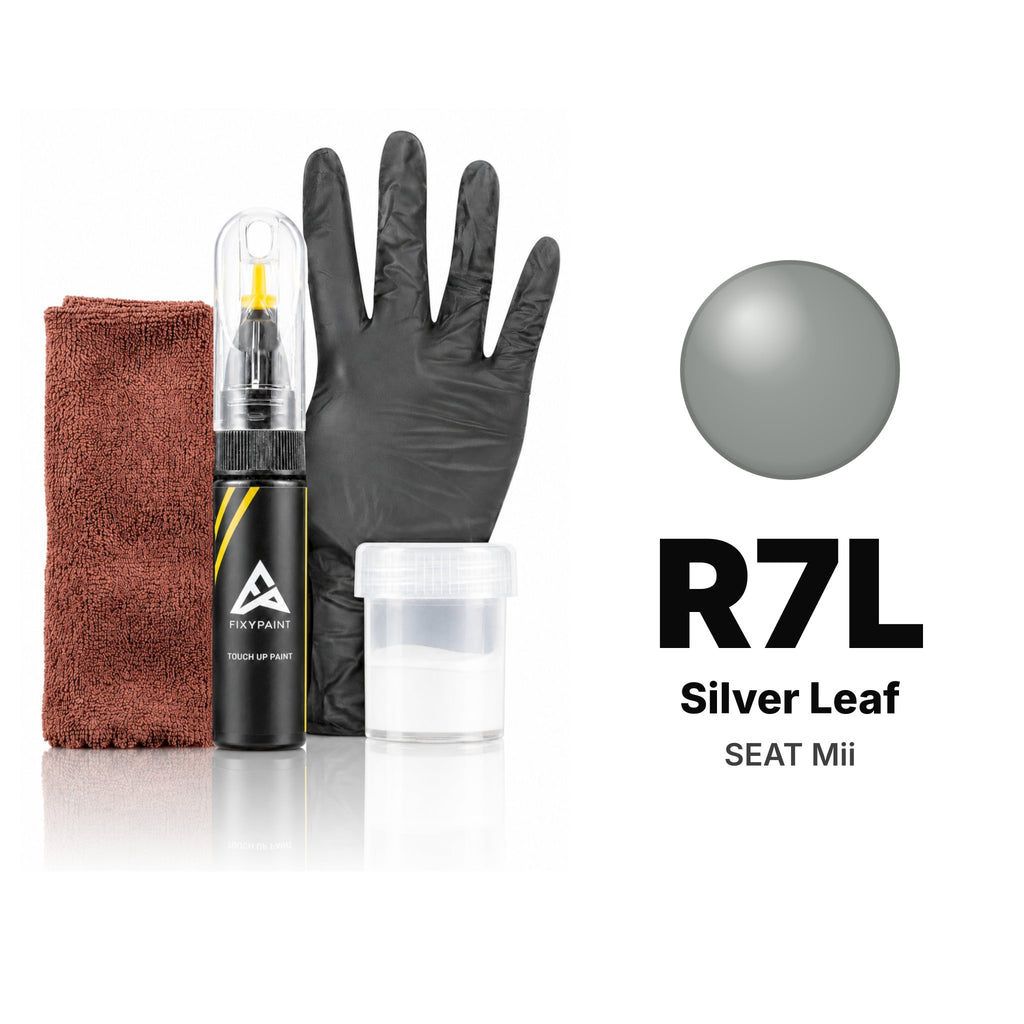 Touch-up paint for SEAT Mii R7L Silver Leaf, Complete kit