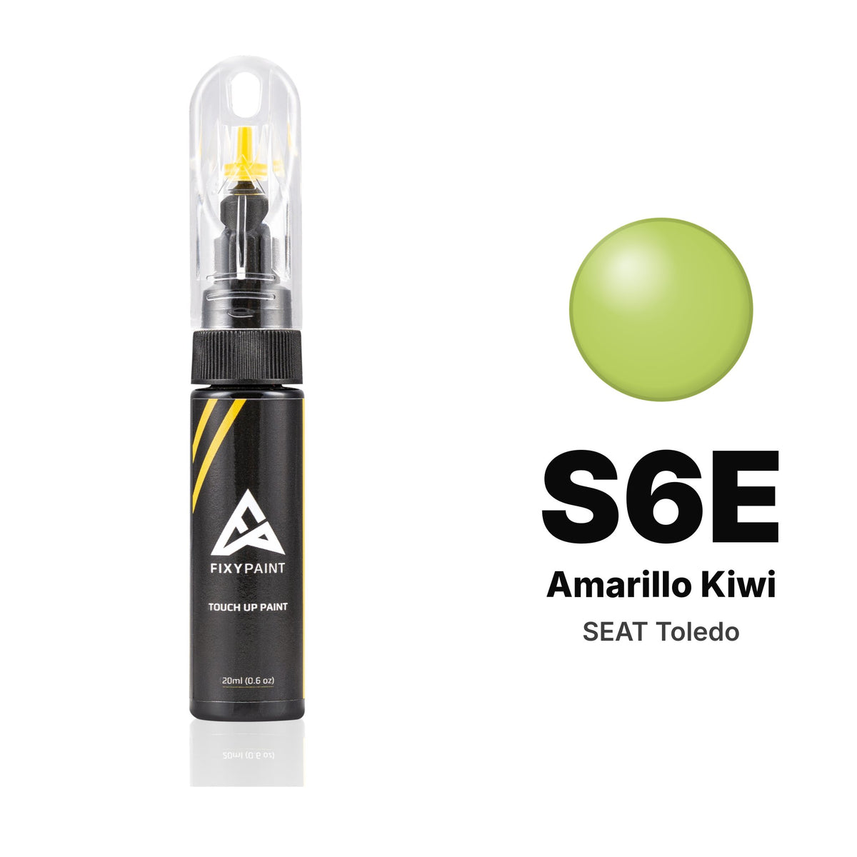 SEAT Toledo S6E Amarillo Kiwi touch-up paint, Basic kit