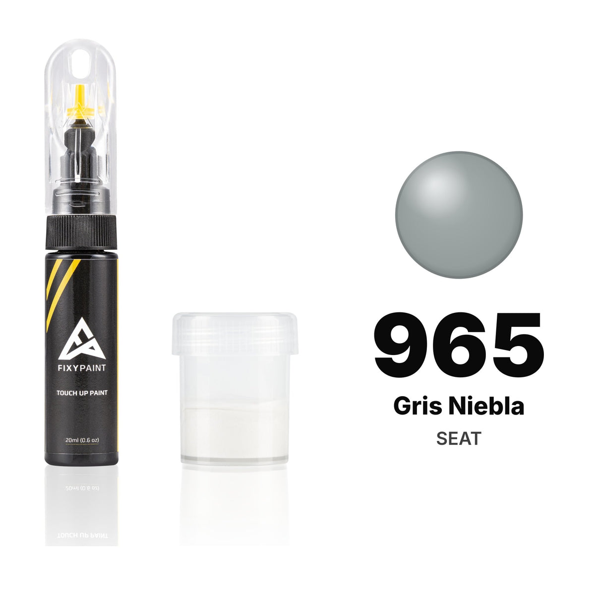 Lackstift für SEAT – 965 Gris Niebla (alle Modelle, 1984–1988), Set Standard