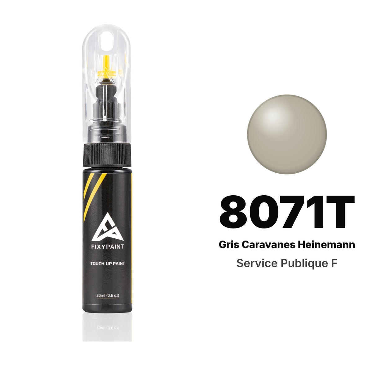 Service Publique F 8071T Gris Caravanes Heinemann touch-up paint, Basic kit