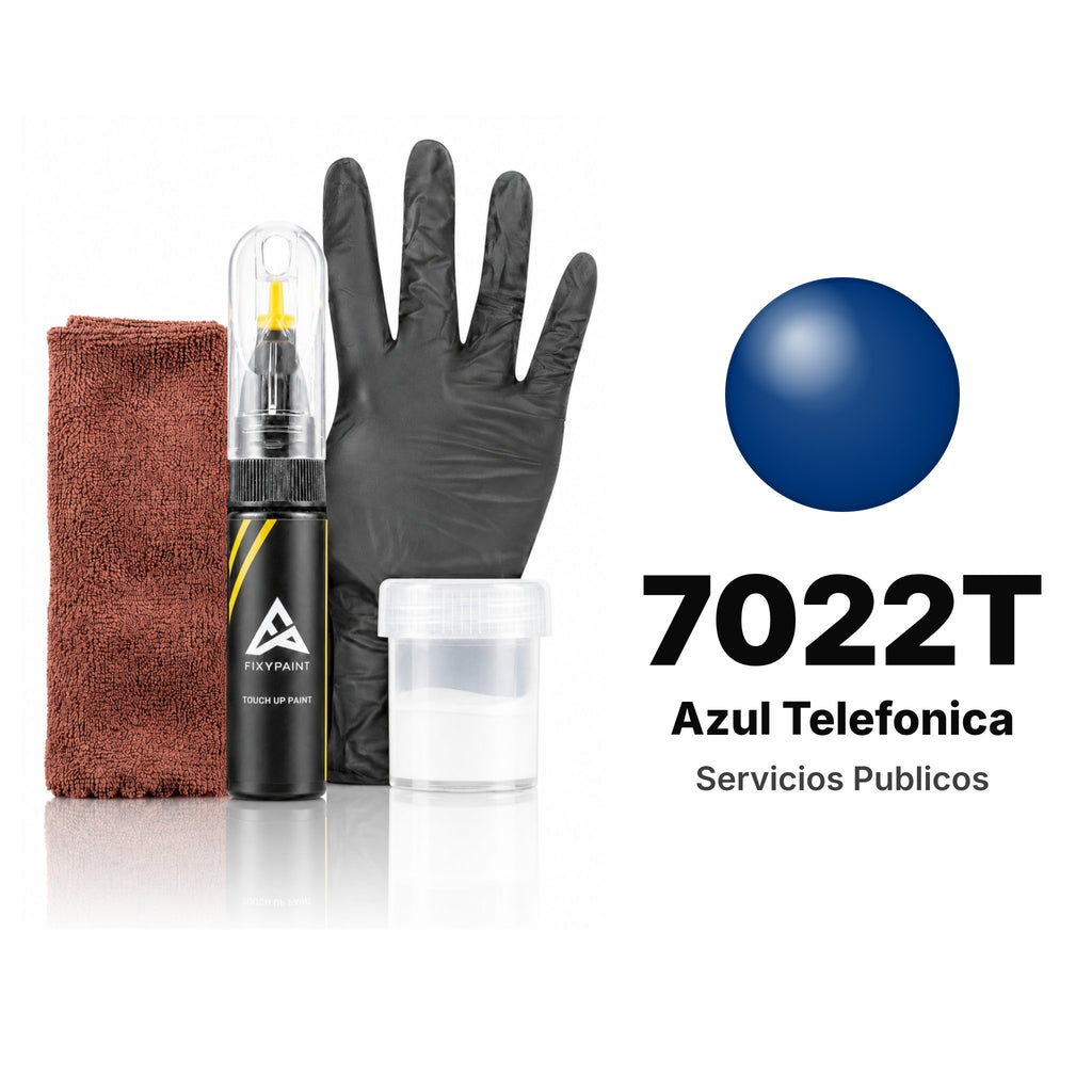 Servicios Publicos 7022T Azul Telefonica touch-up paint, Complete kit