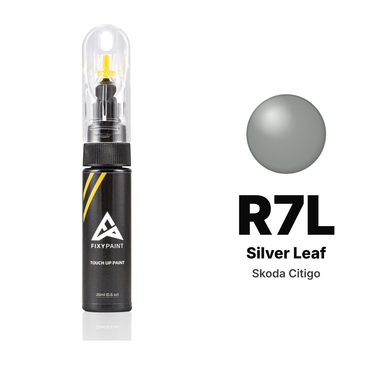 Touch-up paint for Skoda Citigo R7L Silver Leaf, Basic kit