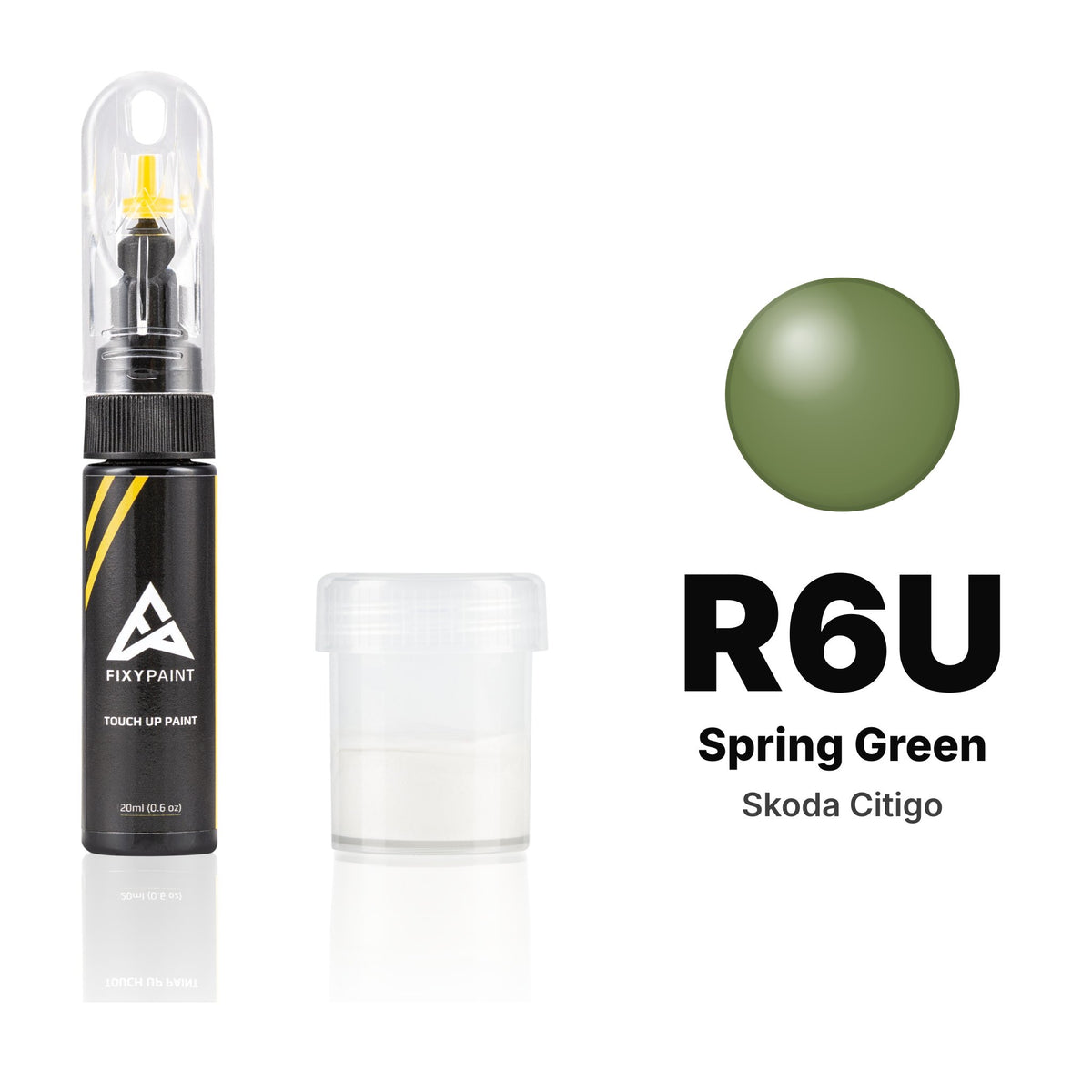 Touch-up paint for Skoda Citigo R6U Spring Green, Standard kit