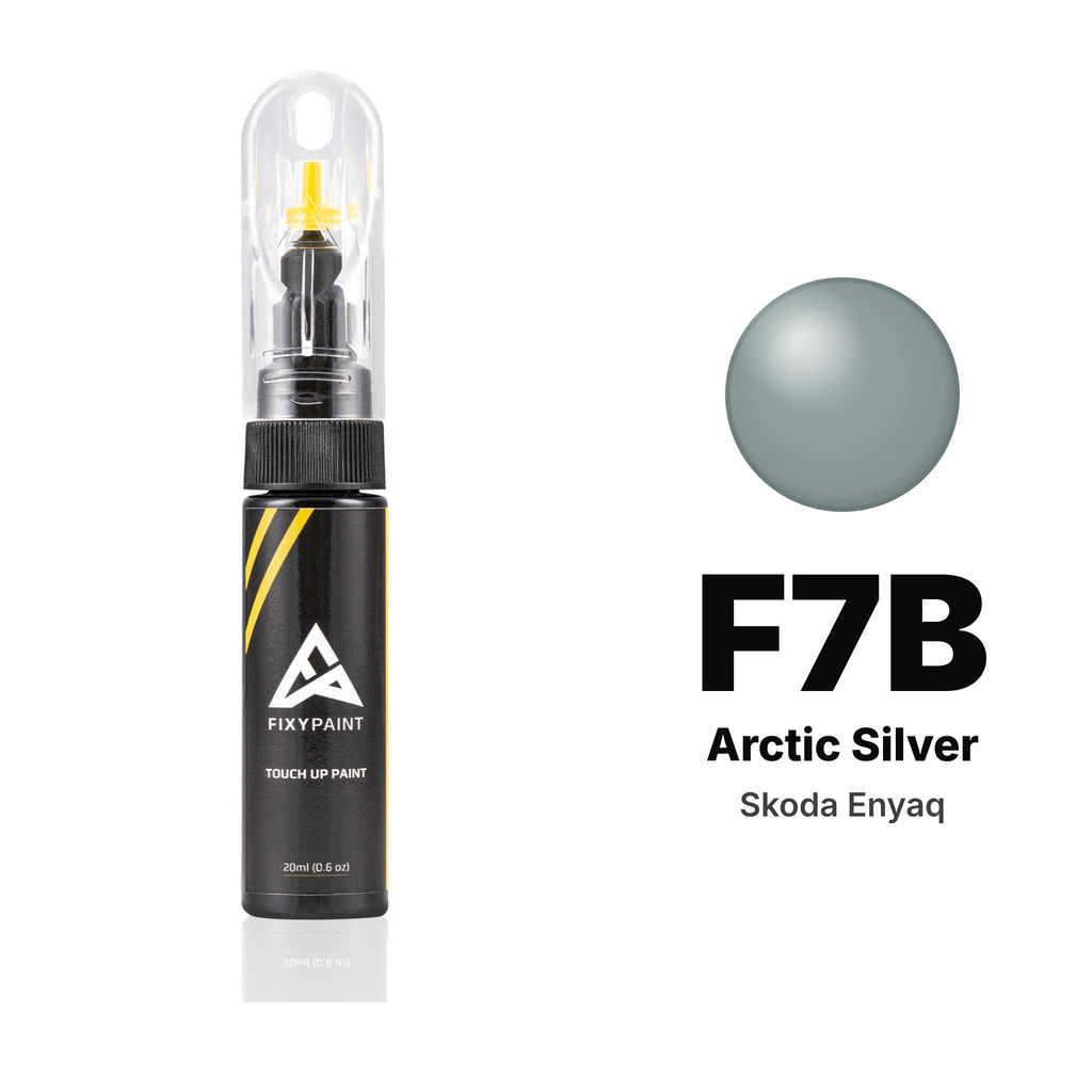 Vernice ritocco per Skoda Enyaq – F7B Arctic Silver (2020–2024), kit Base