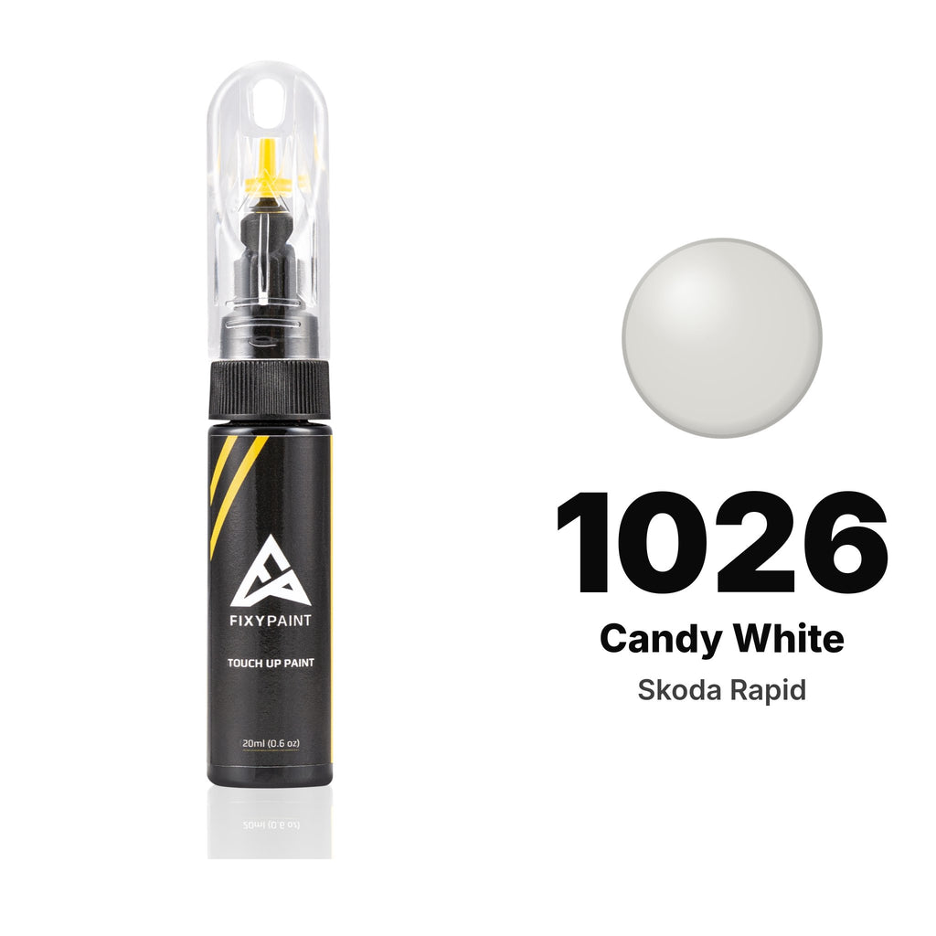 Touch-up paint for Skoda Rapid 1026 Candy White, Basic kit