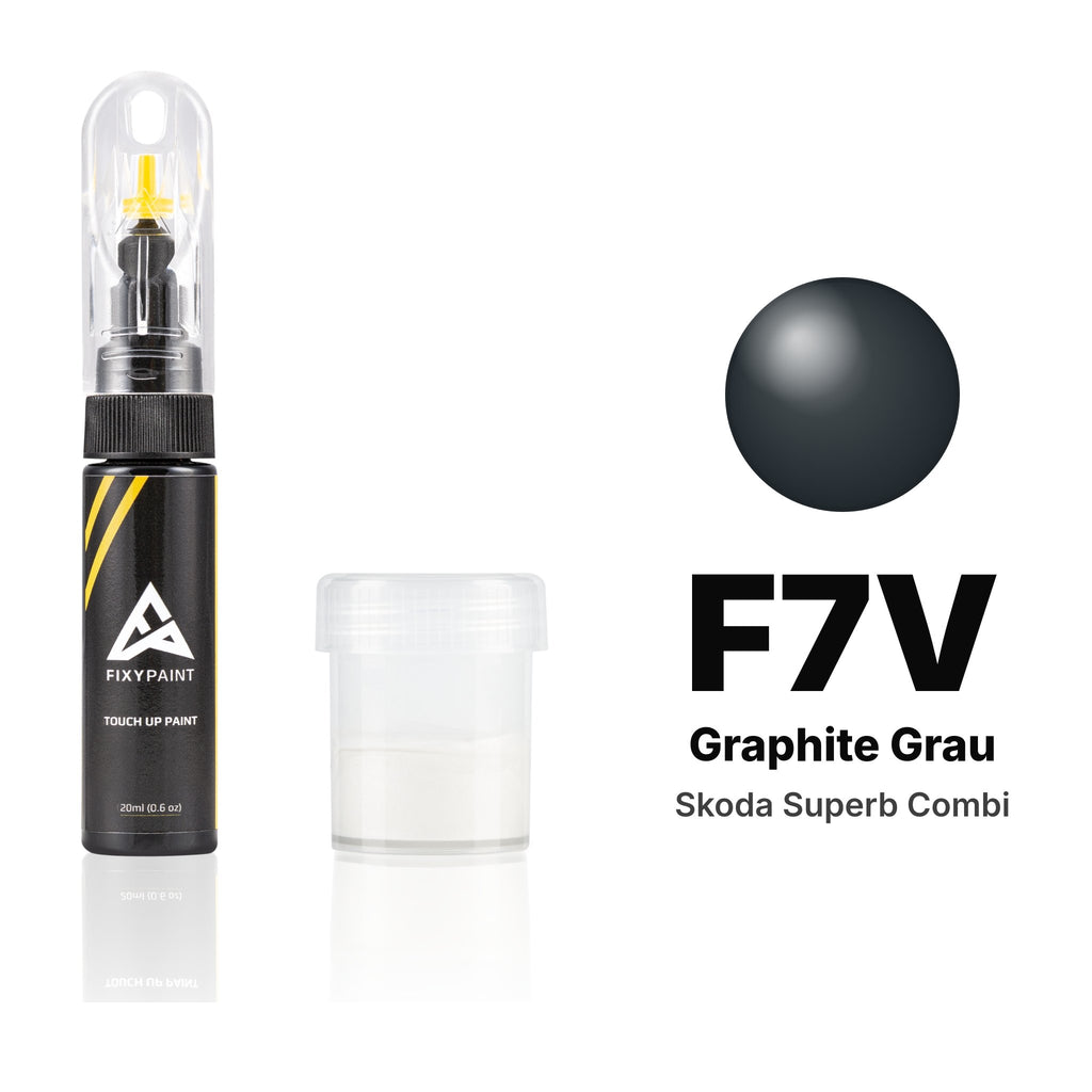 Pintura de retoque para Skoda Superb Combi – F7V Graphite Grau (2004–2006), kit Estándar