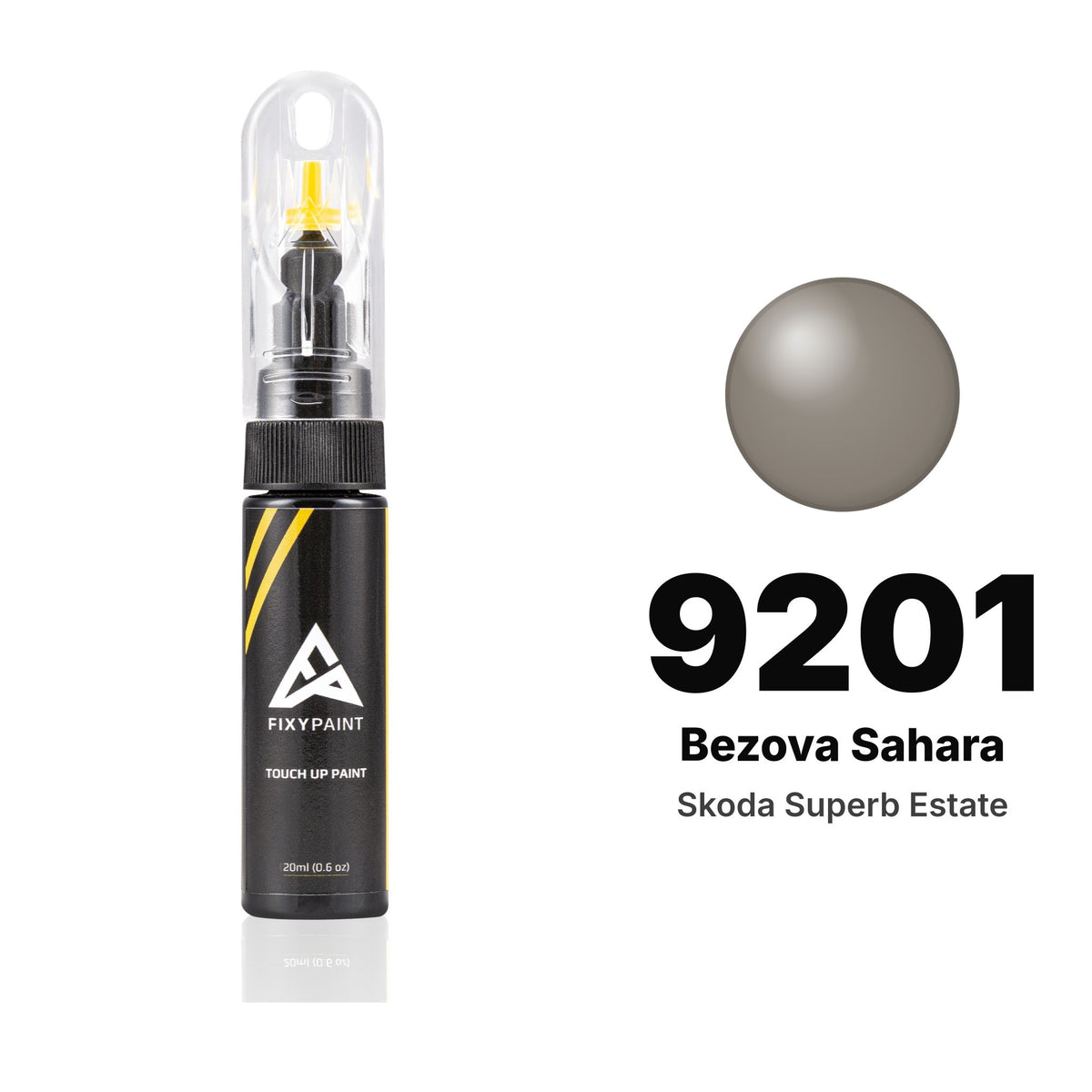 Pintura de retoque para Skoda Superb Estate – 9201 Bezova Sahara (2005–2007), kit Básico